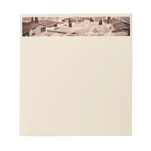 Architektur der Mitte des 20. Jahrhunderts Notizblock