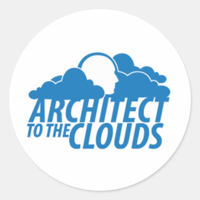 Architektur der Wolken - Aufkleber (Vorderseite)