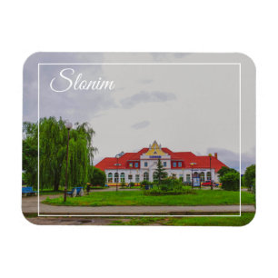 Architektur des belarussischen Bahnhofs Magnet