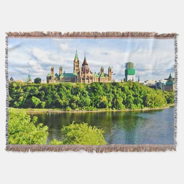 Architektur des Parlaments Hill Ottawa. Jetzt kauf Decke (Vorderseite)