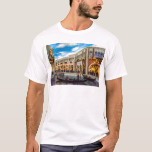 Architektur des Venetian Las Vegas Gondelkanals T-Shirt