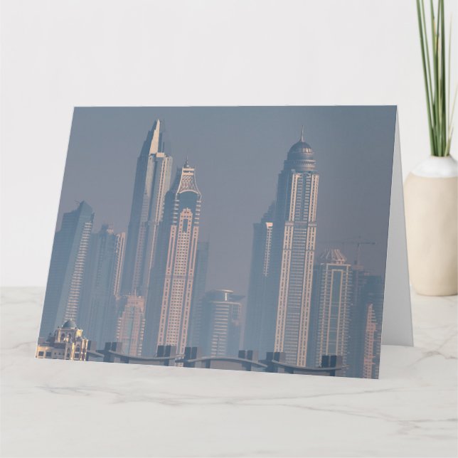 Architektur Dubai  Karte (Vorderseite)