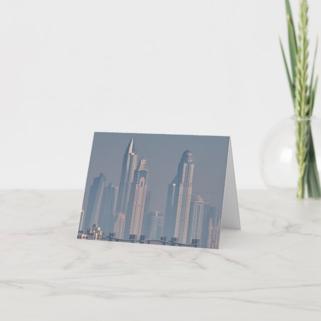 Architektur Dubai  Karte (Vorderseite)
