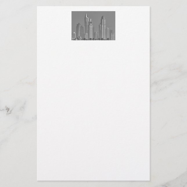 Architektur Dubais Briefpapier (Vorderseite)