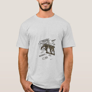 Architektur/Imitats Blueprint T-Shirt