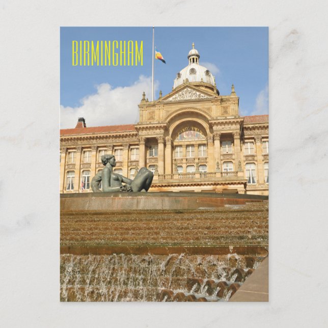 Architektur in Birmingham, England Postkarte (Vorderseite)