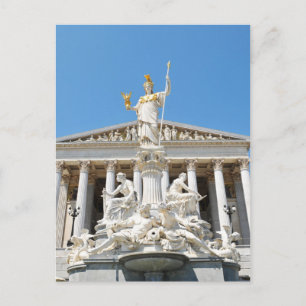 Architektur in Wien, Österreich Postkarte