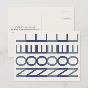 Architektur-Linienkunst   Kobalt Weihnachten Noel
