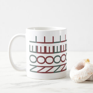Architektur-Linienkunst   Nordisches Weihnachten N Kaffeetasse
