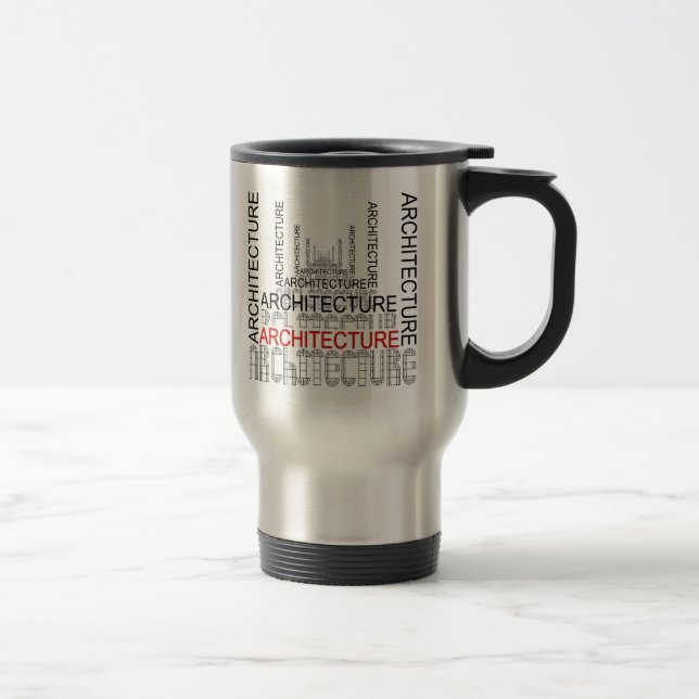 ARCHITEKTUR Moderne Sleek Reisebecher (Rechts)