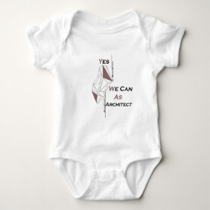 Architektur, modernes Design, geometrische Kunst, Baby Strampler