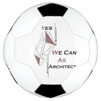 Architektur, modernes Design, geometrische Kunst, Fußball