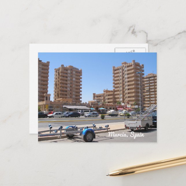 Architektur Murcia, Spanien Postkarte (Vorderseite/Rückseite Beispiel)