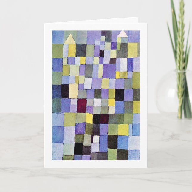 Architektur, Paul Klee Karte (Vorderseite)