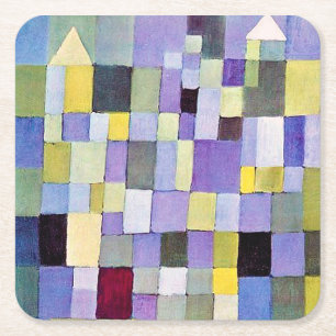 Architektur, Paul Klee Rechteckiger Pappuntersetzer