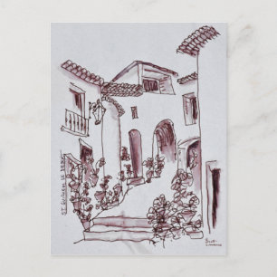 Architektur   Saint-Guilhem-Le-Desert, Frankreich Postkarte
