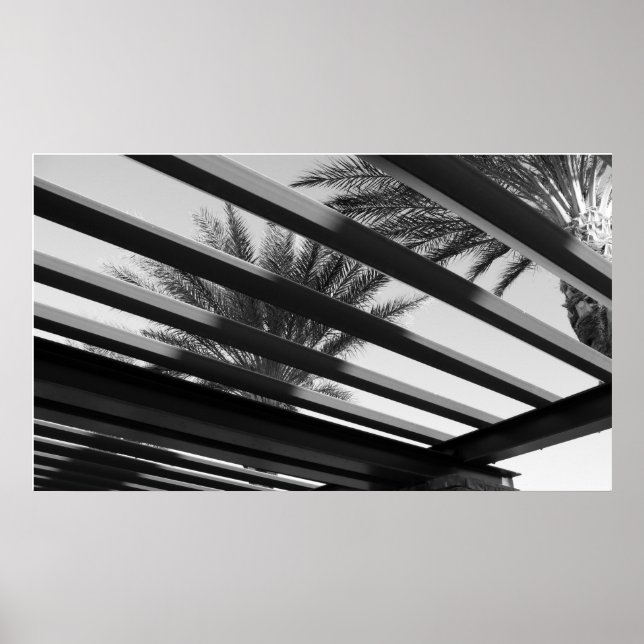 Architektur schwarz-weiß poster (Vorne)