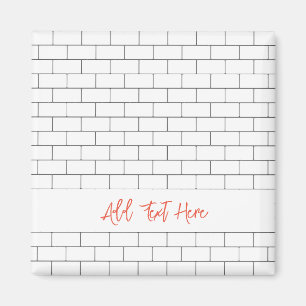 Architektur Subway Tile Moderne klassische eigene  Magnet