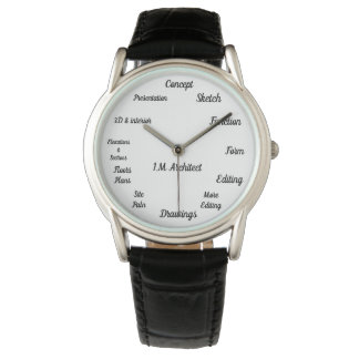 Architektur und Architekt Armbanduhr