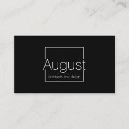 Architektur und Design Business Card Visitenkarte