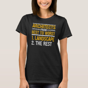 Architektur von der besten bis zur schlechtesten S T-Shirt