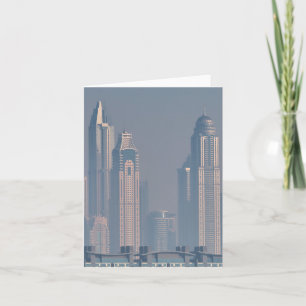 Architektur von Dubai Karte