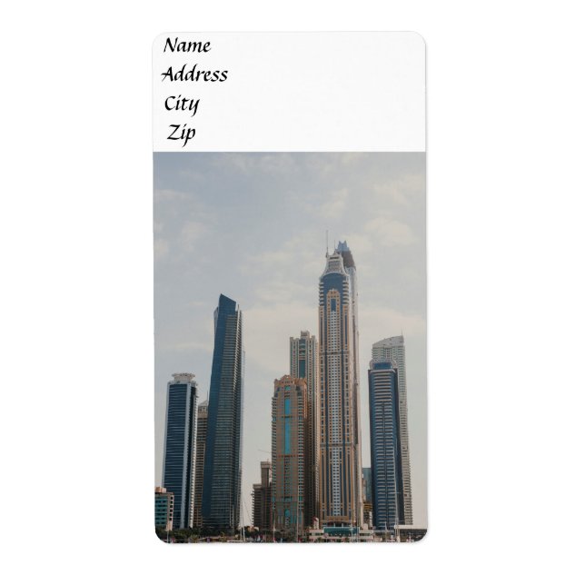 Architektur von Dubai Marina (Vorne)