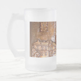 ARCHITEKTUR VON KRAKOW POLEN MATTGLAS BIERGLAS