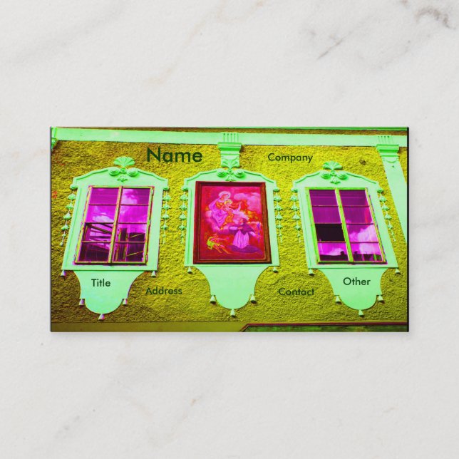 Architektur Windows IV Visitenkarte (Vorderseite)