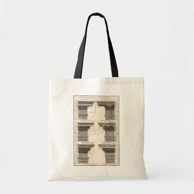 Architekturaufträge, Vintage Unternehmungen Tragetasche (Vorne)
