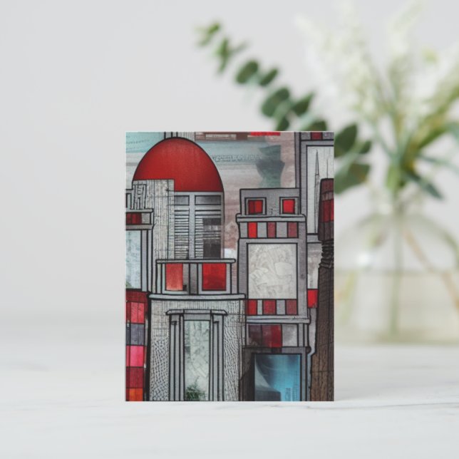 Architekturbeeindruckungen Mitteilungskarte (Stehend Vorderseite)