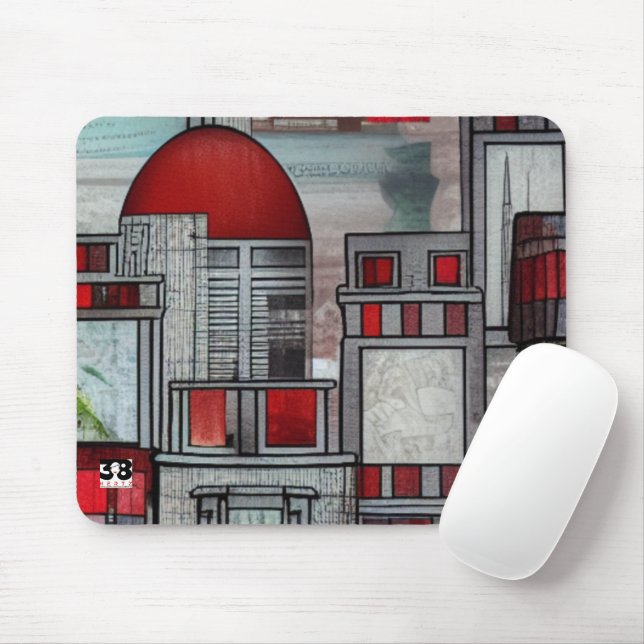 Architekturbeeindruckungen Mousepad (Mit Mouse)