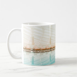 ARCHITEKTURELLE FOTOGRAFIE EINES INNENPOOLS KAFFEETASSE
