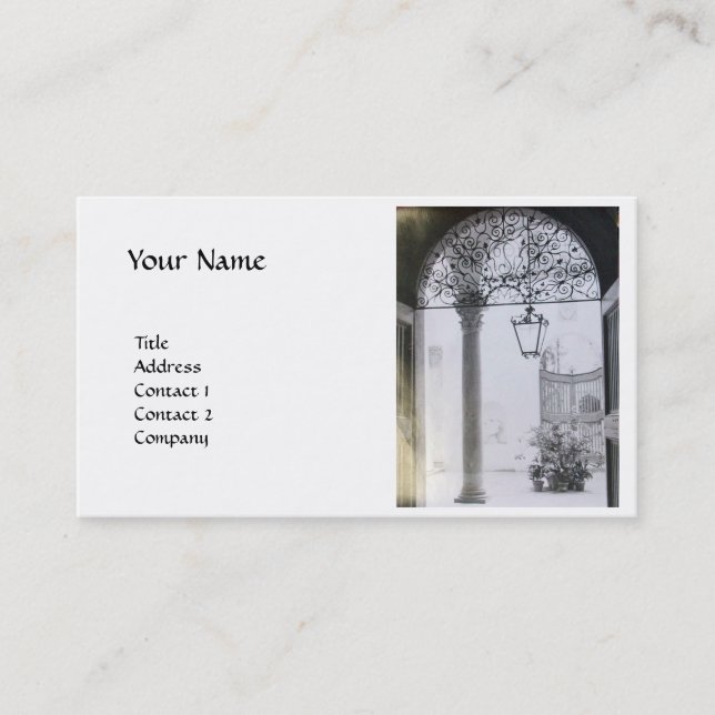 ARCHITEKTURELLES INNERE VISITENKARTE (Vorderseite)