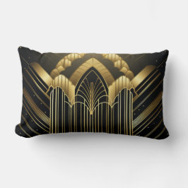 Architekturgebäude Art Deco Lendenkissen