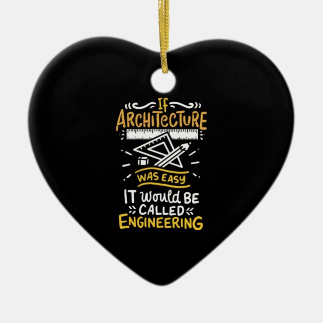 Architekturgeschenke Keramik Ornament (Vorne)