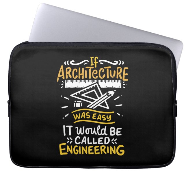 Architekturgeschenke Laptopschutzhülle (Vorderseite)