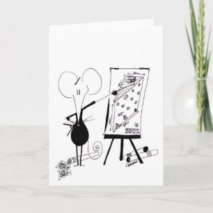 Architekturgrüßkarte Karte