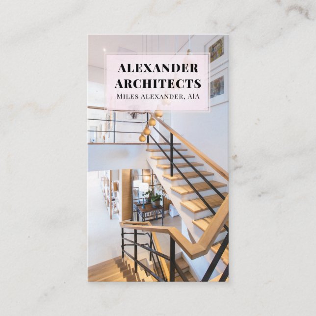 Architekturkarte Visitenkarte (Vorderseite)