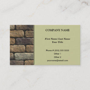 Architekturkarte Visitenkarte