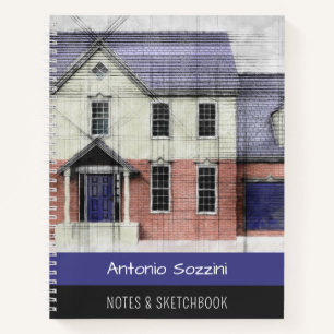 Architekturnotizen und kundenspezifische Sketchboo Notizbuch