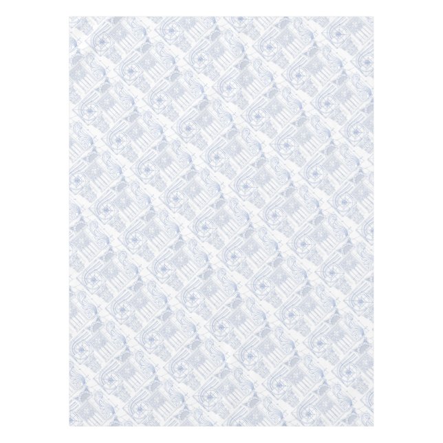 Architekturpläne Tischdecke (Vorderseite)