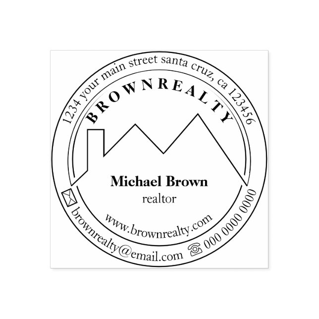 Architekturruderlogo Gummistempel (Prägung)