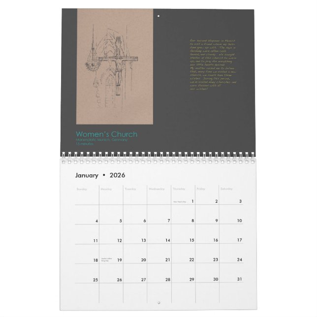 Architekturskizze-Kalender 2012 durch Janejira Kalender (Jan 2026)