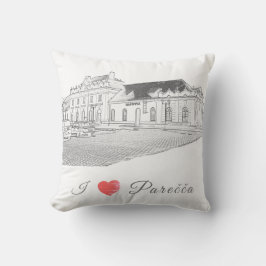 Architekturstation Weißrussland Porechye Parecca Kissen