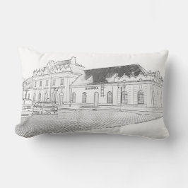 Architekturstation Weißrussland Porechye Parecca Lendenkissen