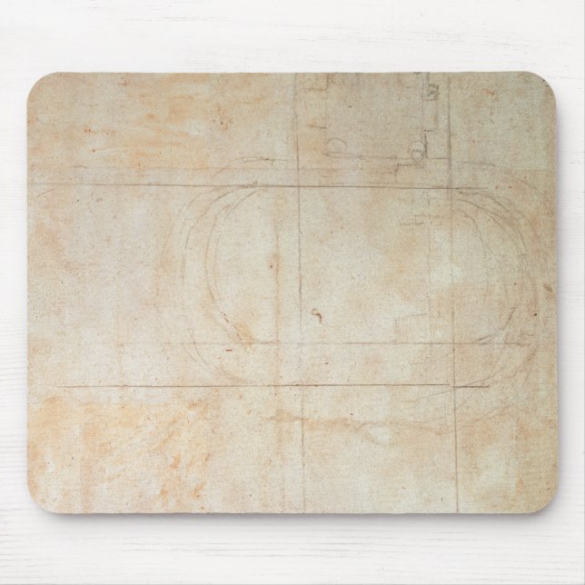 Architekturzeichnen Mousepad (Vorne)
