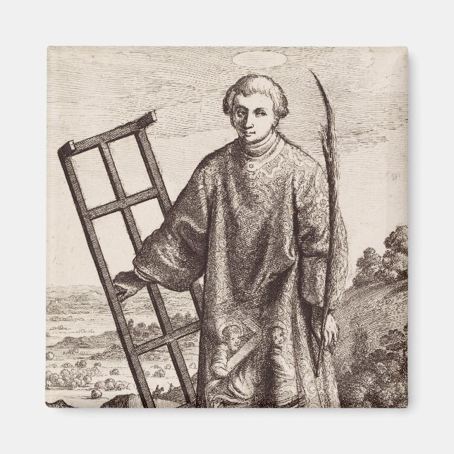 Archiv der Heiligen Heiligen von Saint-Lawrence Magnet (Vorne)