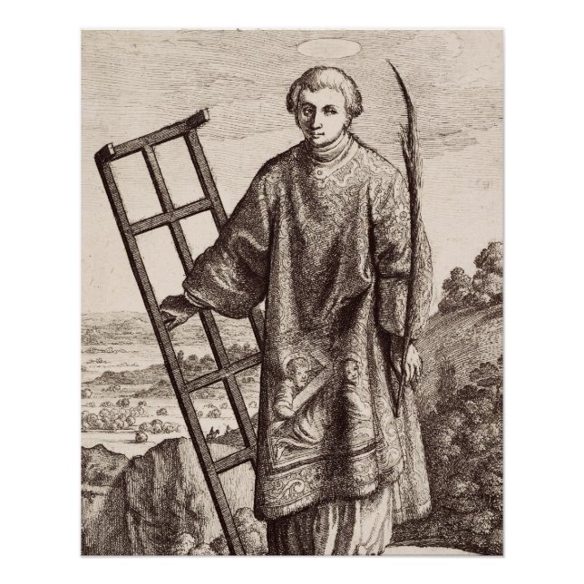 Archiv der Heiligen Heiligen von Saint-Lawrence Poster (Vorderseite)