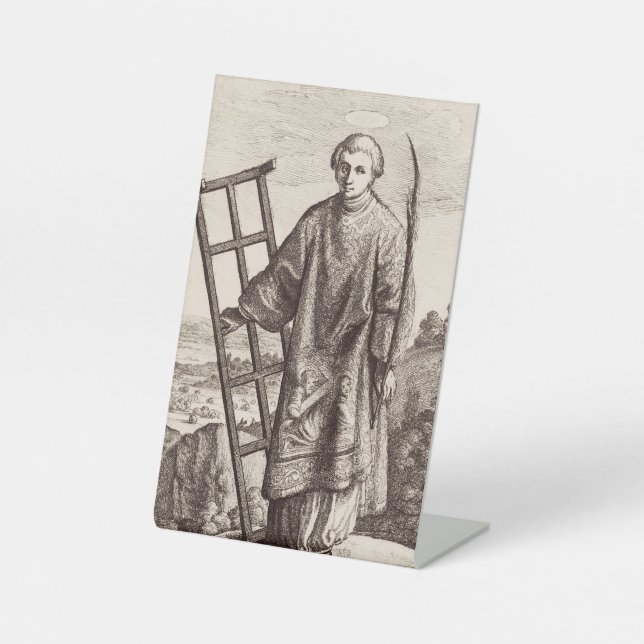 Archiv der Heiligen Heiligen von Saint-Lawrence Sockelschild (Vorderseite)